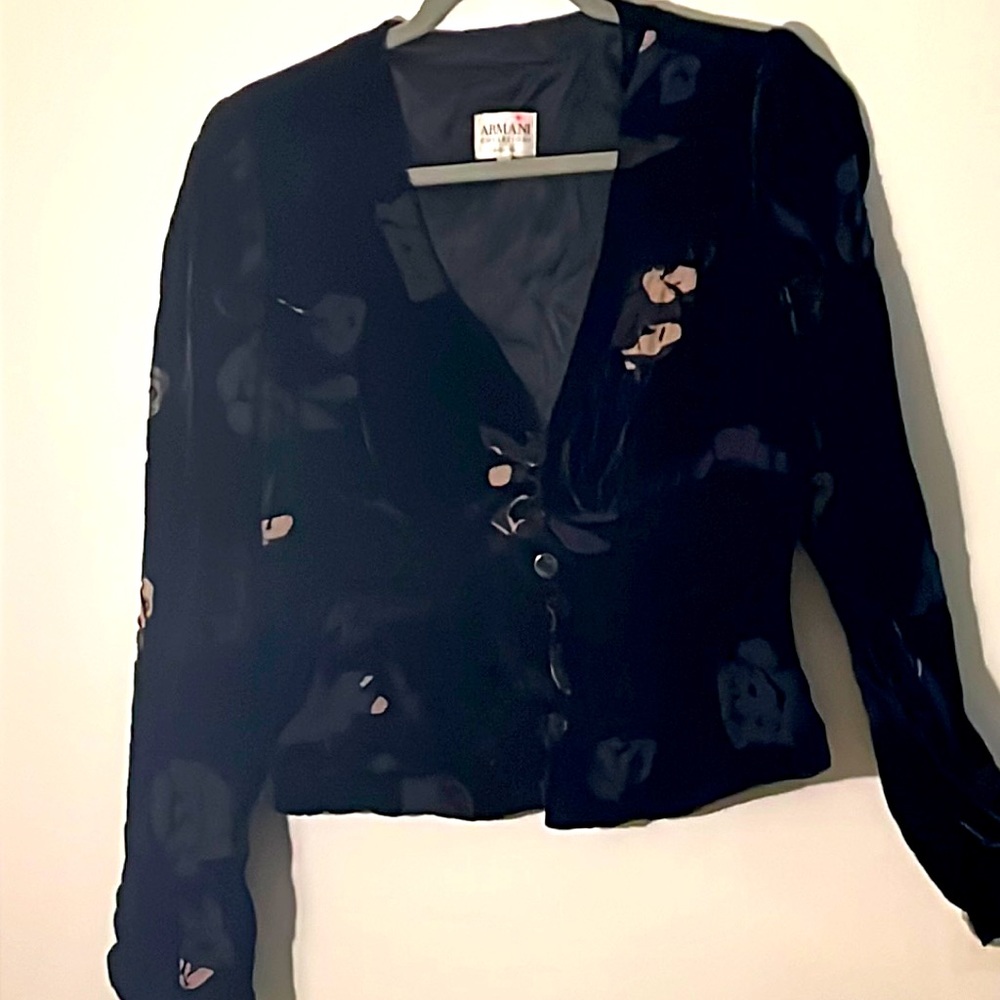 Velvet evening jacket